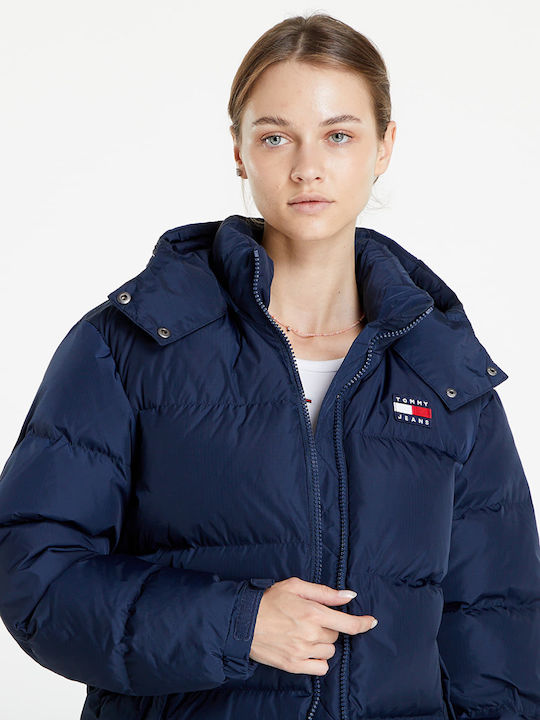 'ALASKA' Kurz Damen Puffer Jacke für Winter Twilight Navy