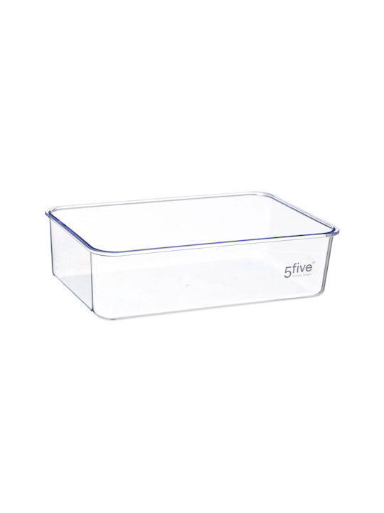 5Five F-V Manta Rafturi de baie Raft Baie Plastic cu 4 Rafturi 25x16x78.2cm Argintie