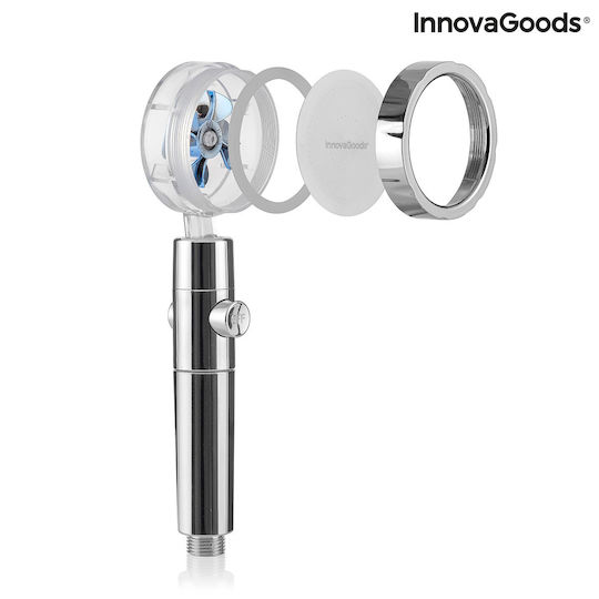 InnovaGoods Heliwer Telefon de duș cu filtru și întrerupător de oprire a fluxului