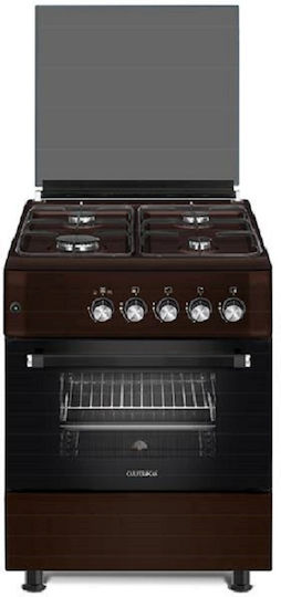 Ferre F6T40G2-BR Gasherd 64Es B60cm. Coffee