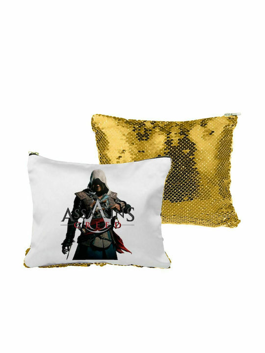 Assassin's Creed, Τσαντάκι νεσεσέρ με πούλιες (Sequin) Χρυσό