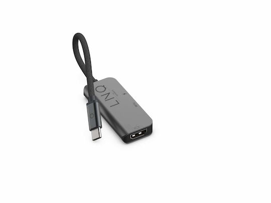 LinQ USB-C Docking Station με HDMI 4K PD Γκρι (LQ48000)
