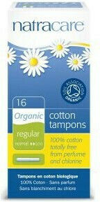 Natracare Ταμπόν Cotton mit Applikator 16Stück