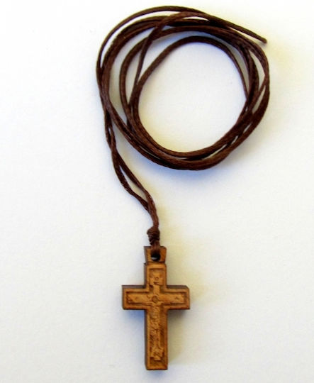 IconsGR No.43 Σταυρός Λαιμού Καφέ