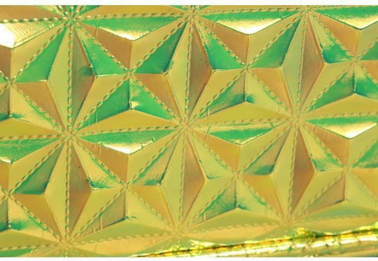 Clairefontaine Holographique Ronde Pencil Case Barrel Green