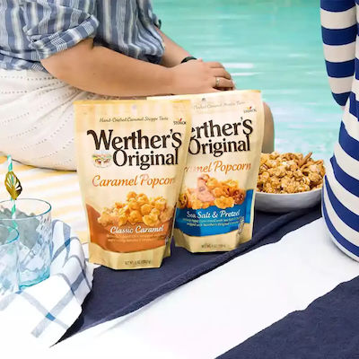 Storck Popcorn Werther’s Original with Flavour Caramel Brezel 140gr 1pcs