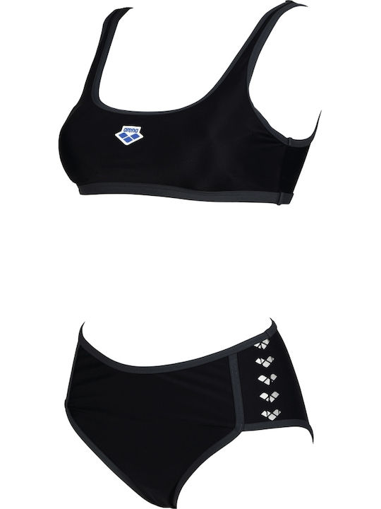 Αθλητικό Set Bikini Μπουστάκι Μαύρο