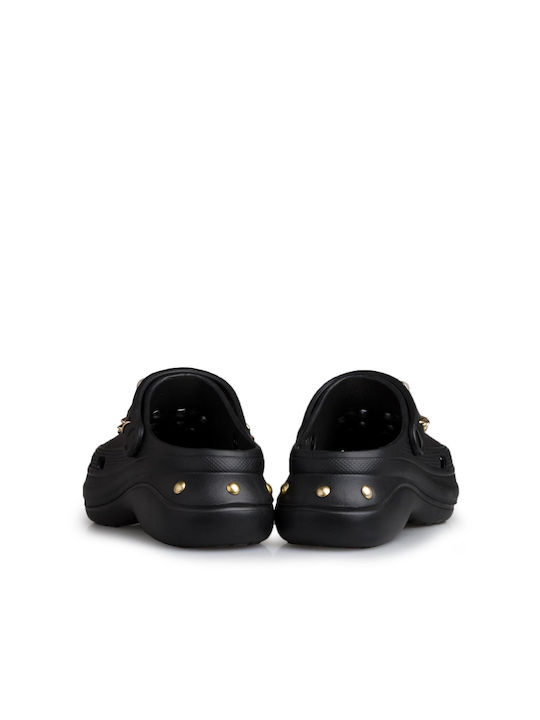 Candi Flat Mules σε Μαύρο Χρώμα