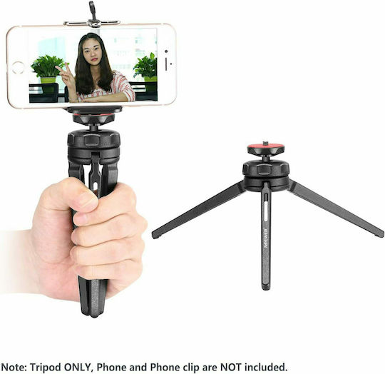 Neewer Mini Tabletop Tripod Stabilizer Grip with Swivel Ball Head for Video