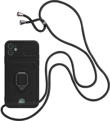 Bodycell Multifunction Umschlag Rückseite Kunststoff Schwarz (Galaxy A12) BM-00025