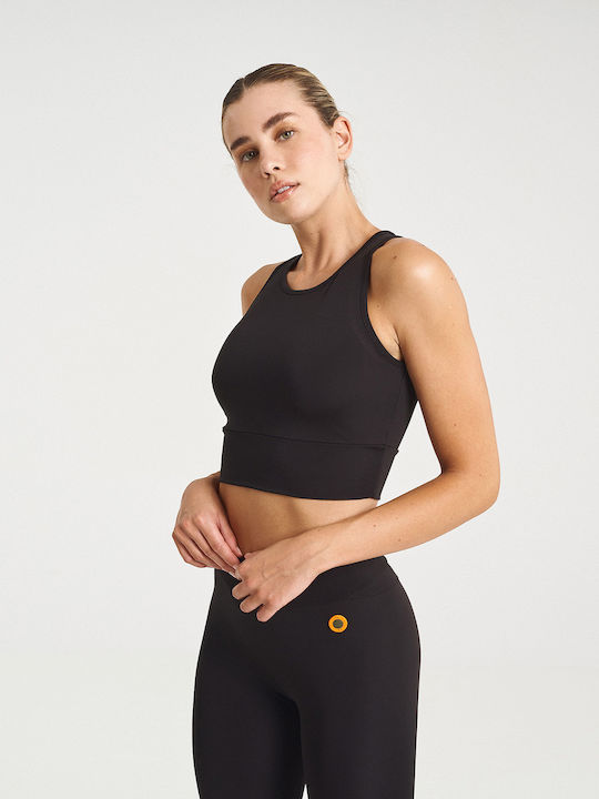 Women's Sports Bra without Padding Black