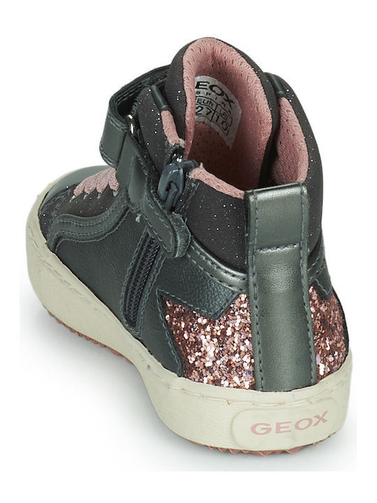 Kalispera Kids Sneakers High with Scratch Gray