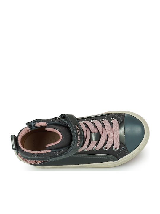 Kalispera Kids Sneakers High with Scratch Gray