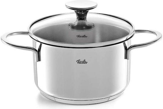 Fissler Copenhagen Σετ Κατσαρόλες από Ανοξείδωτο Ατσάλι Ασημί 5 Σκευών