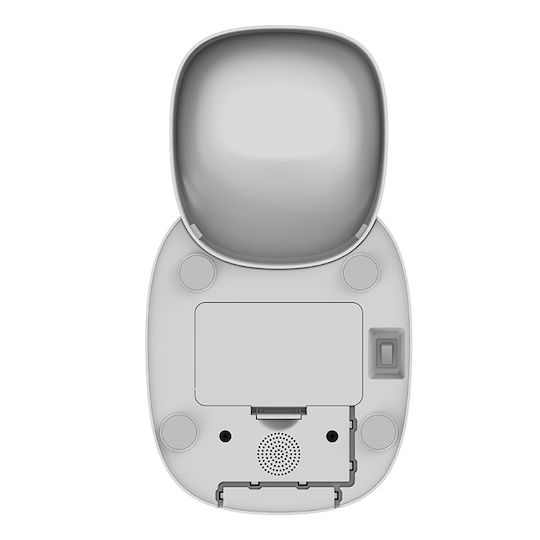 Coolseer WiFi Pet Feeder Автоматичен Пластмаса Купа с контейнер Храна за Куче & Котка 6lt в Бял Цвят