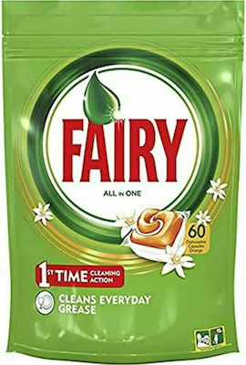 Fairy Original All in One 60 Κάψουλες Πλυντηρίου Πιάτων με Άρωμα Λεμόνι