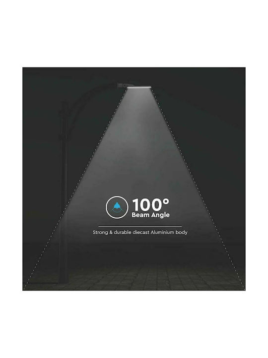 V-TAC Εξωτερικό Φωτιστικό LED Δρόμου 100W με Ψυχρό Λευκό Φως IP65 Λευκό