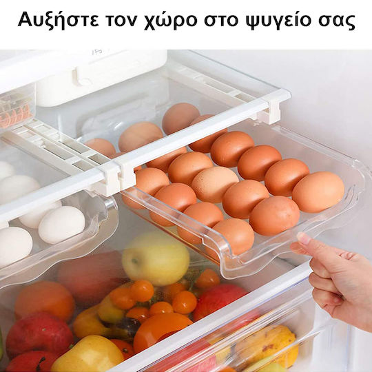 Fridge Egg Holder For 18 Eggs 12x12x12cm