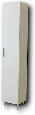Martin Siena 35 Στήλη Μπάνιου Δαπέδου με Γυαλιστερή Λάκα Μ35xΒ32xΥ160cm Λευκή