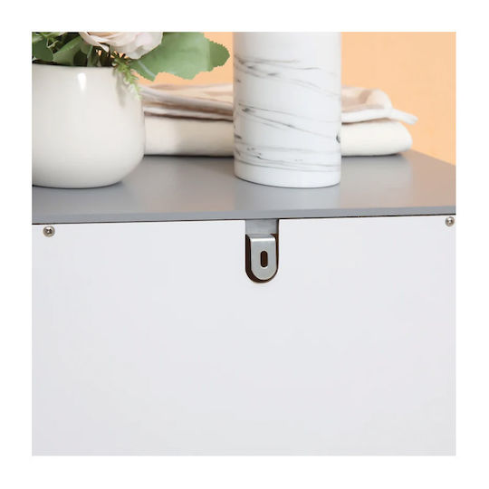 Kleankin 834-362 Ντουλάπι Μπάνιου 40x33x80cm Λευκό