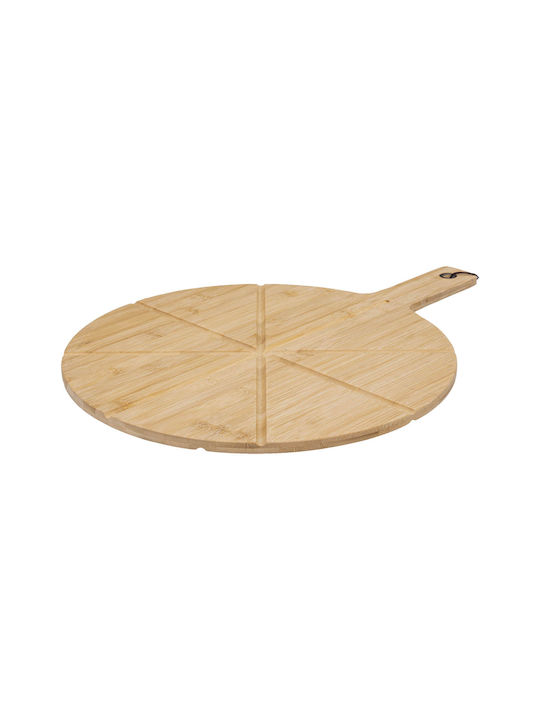 Secret de Gourmet Wooden Pizza Serving Platter with Handle