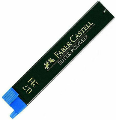 Faber-Castell 12 Μύτες Μολυβιού Super Polymer Πάχους 0.7mm Τύπου 2H