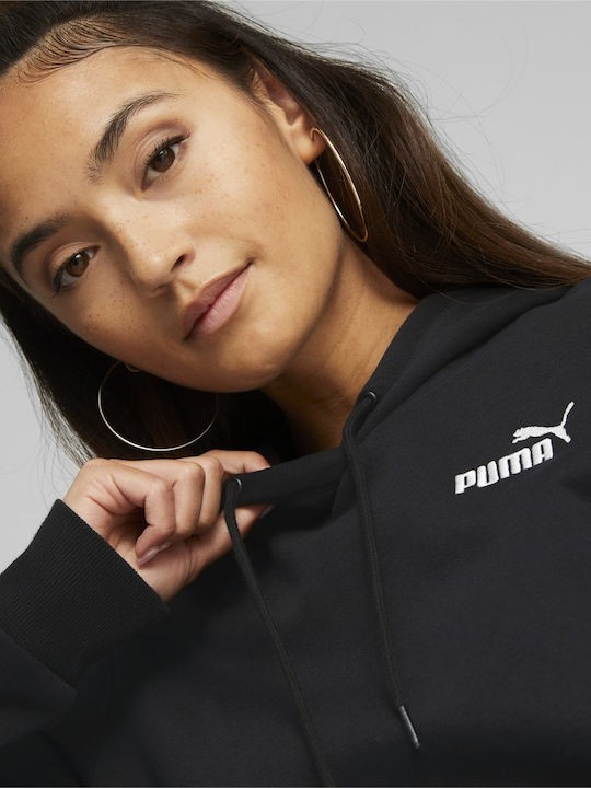 Ess+ Women's Sweatshirt Hooded Black
