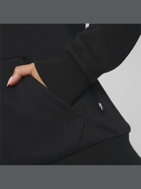 Ess+ Women's Sweatshirt Hooded Black