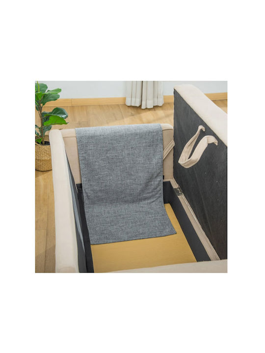 Pawhut Stâlp pentru zgâriat pisici Covoraș Gri Montat pe perete 130x45cm
