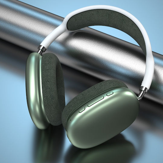 XO BE25 Bluetooth Wireless Over Ear Headphones with 8 hours of Operation Green