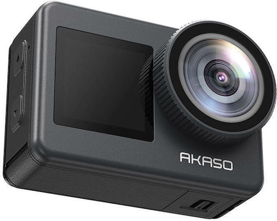 Akaso Brave 7 Action Camera 4K Ultra HD Υποβρύχια με Οθόνη Αφής 1.2" και Wi-Fi Μαύρη