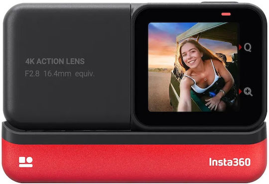 ONE RS 4K Edition Action Camera 4K Ultra HD 360° Capture Underwater and Wi-Fi Black
