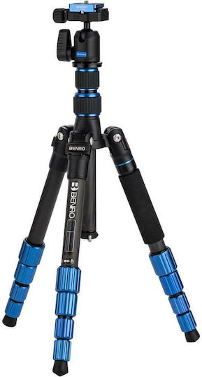 Benro Kamerastative Slim Travel Carbonfaser mit Kugelförmiger Kopfart bis 130cm und Maximaler Belastung 3.99kg