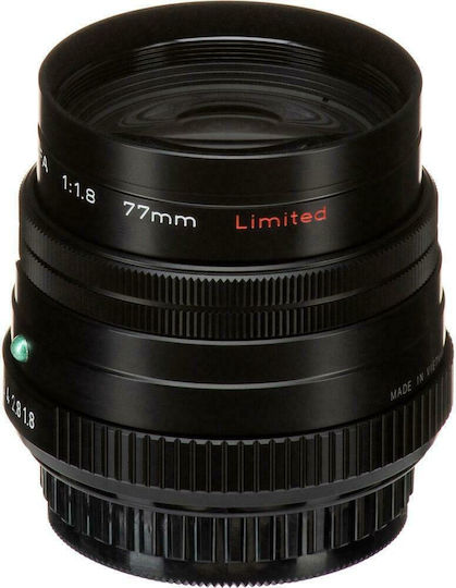 Pentax Full Frame Φωτογραφικός Φακός HD Pentax-FA 77mm f/1.8 Limited Σταθερός για Pentax K Mount Μαύρος