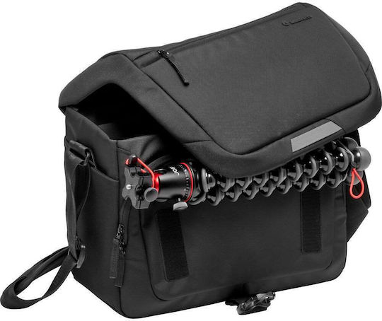 Manfrotto Τσάντα Ώμου Φωτογραφικής Μηχανής Advanced Messenger M III Μέγεθος Medium σε Μαύρο Χρώμα