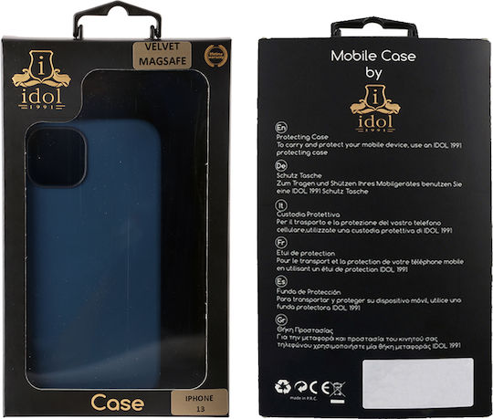 Idol 1991 Camera Guard Back Cover Silicone Navy Blue (iPhone 13)