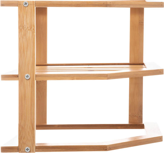 5Five Настолна Стойка Angle Дървена 25.4x23x23см Бежова