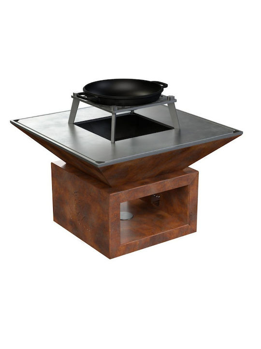 Vulcanus Grill Pro730 Camp Kamin Draußen Metallisch Braun 73x73x48cm
