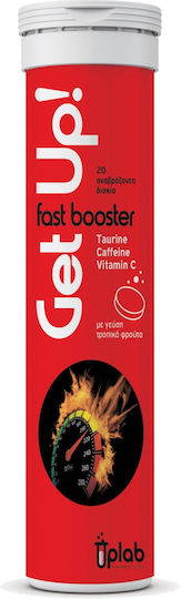Uplab Pharmaceuticals Get Up! Fast Booster Ειδικό Συμπλήρωμα Διατροφής 20 αναβράζοντα δισκία Tropical Fruit