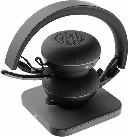 Logitech UC Zone Wireless Plus On Ear Multimedia Ακουστικά με μικροφωνο και σύνδεση Bluetooth