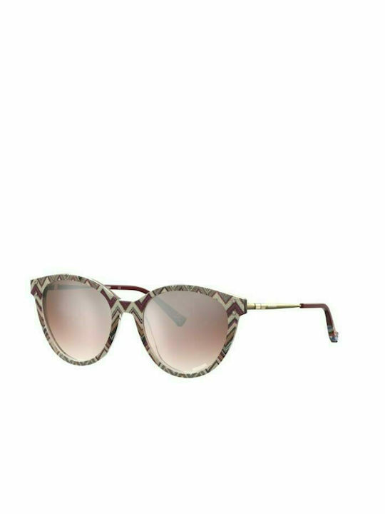 Missoni Women's Sunglasses with Multicolour Plastic Frame and Brown Gradient Lens MIS 0026/S 5ND/F5