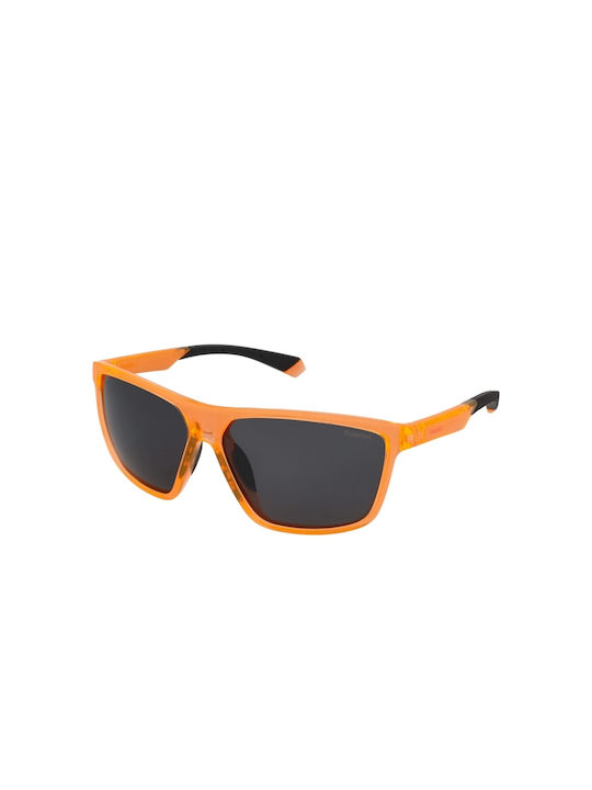 Polaroid Sonnenbrillen mit Orange Rahmen und Schwarz Polarisiert Linse PLD7044/S YDT/M9
