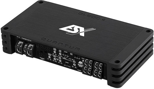 Esx Quantum QL 600.4 Ενισχυτής Αυτοκινήτου Μαύρος 4 Καναλιών (Κλάση D)