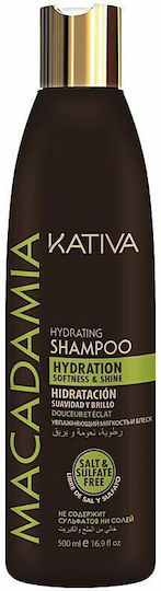 Kativa Macadamia Organic Oil Shampoos Hydration & Shine for Dry Hair Hair 250ml