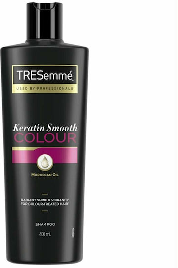 TRESemme Keratin Smooth Color Shampoos Glättung & Glanz für Gefärbt Haare 400ml