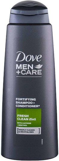 Dove Men+Care Σαμπουάν Αναδόμησης/Θρέψης για Όλους τους Τύπους Μαλλιών 400ml