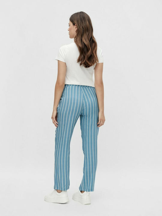 Loose Maternity Pants Light Blue