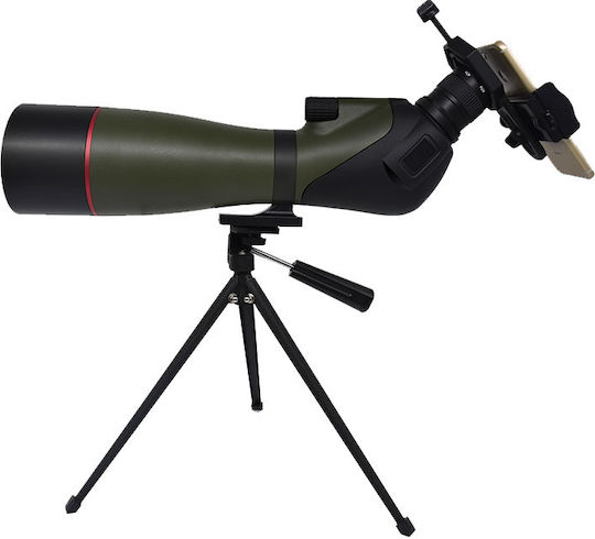 Falcon Оптичен монокъл 20-60x80 мм Черен Optics Spotting Scope