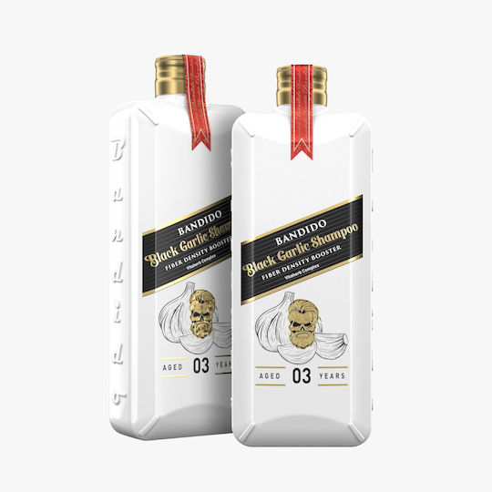 Bandido Golden Collection Sampon De Par Cu Usturoi Negru Pentru Căderea Părului Pentru Toate Tipurile De Păr 350ml