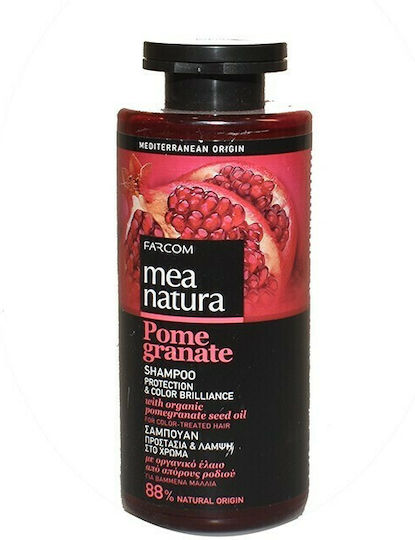 Farcom Mea Natura Pomegranate Σαμπουάν Αναδόμησης/Θρέψης & Ενυδάτωσης για Όλους τους Τύπους Μαλλιών 300ml